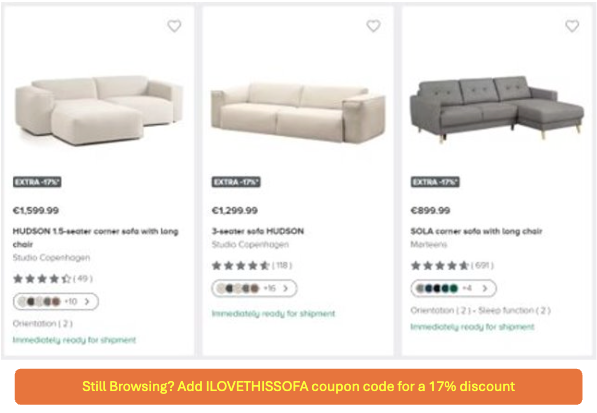 campaign with coupon offer