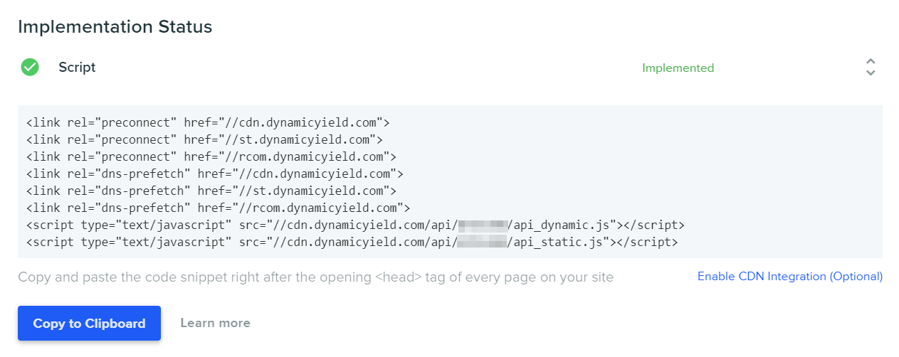 Dynamic Yield Scripts Dynamic Yield Knowledge Base